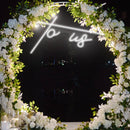 To Us Neon Sign - Custom Neon Signs | LED Neon Signs | Zanvis Neon®
