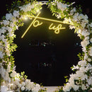 To Us Neon Sign - Custom Neon Signs | LED Neon Signs | Zanvis Neon®