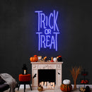 Trick or Treat Led Neon Sign Halloween Light Decor