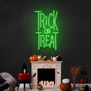 Trick or Treat Led Neon Sign Halloween Light Decor