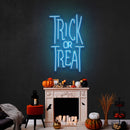 Trick or Treat Led Neon Sign Halloween Light Decor