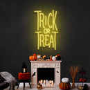 Trick or Treat Led Neon Sign Halloween Light Decor
