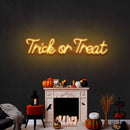 Trick or Treat Led Neon Sign Halloween Light Decor