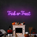 Trick or Treat Led Neon Sign Halloween Light Decor
