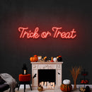 Trick or Treat Led Neon Sign Halloween Light Decor