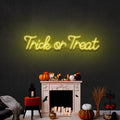 Trick or Treat Led Neon Sign Halloween Light Decor