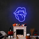 Vampire Lip Led Neon Sign Halloween Light Decor