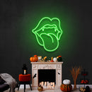 Vampire Lip Led Neon Sign Halloween Light Decor