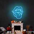 Vampire Lip Led Neon Sign Halloween Light Decor