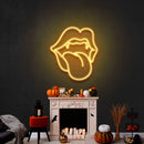 Vampire Lip Led Neon Sign Halloween Light Decor