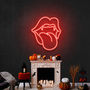 Vampire Lip Led Neon Sign Halloween Light Decor