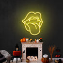 Vampire Lip Led Neon Sign Halloween Light Decor