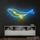 Whale Neon Sign - Custom Neon Signs | LED Neon Signs | Zanvis Neon®