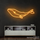 Whale Neon Sign - Custom Neon Signs | LED Neon Signs | Zanvis Neon®