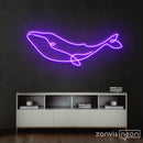 Whale Neon Sign - Custom Neon Signs | LED Neon Signs | Zanvis Neon®