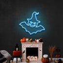 Witch Bat Led Neon Sign Halloween Light Decor