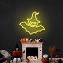 Witch Bat Led Neon Sign Halloween Light Decor