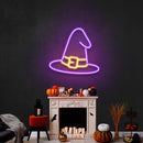 Witch Hat Led Neon Sign Halloween Light Decor