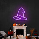 Witch Hat Led Neon Sign Halloween Light Decor