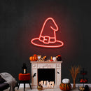 Witch Hat Led Neon Sign Halloween Light Decor