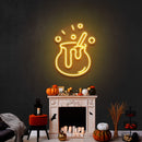 Witch Pot Led Neon Sign Halloween Light Decor