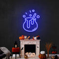 Witch Pot Led Neon Sign Halloween Light Decor