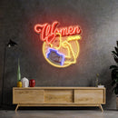 Women In Power Led Neon Acrylic Artwork - Custom Neon Signs | LED Neon Signs | Zanvis Neon®